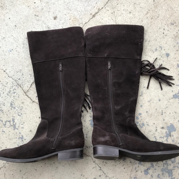 Inc. International Concepts Brown Tall Fringe Boot - Picture 4 of 6